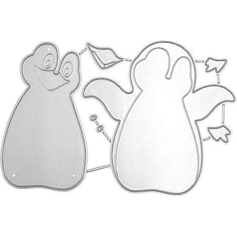 Pinguin-Metallstanzformen, DIY-Stempel, Bastelvorlagen, Formen und Schablonen