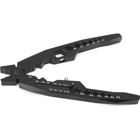 Pince multifonction pour amortisseurs et jambes de force, pince à rotule, clip compatible avec les voitures Traxxas HSP (noir) (1/5)