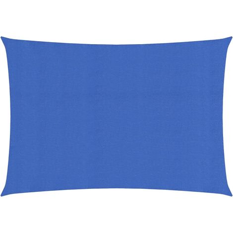 vidaXL Voile d'ombrage 160 g/m² Bleu 2x4 m PEHD (1/5)