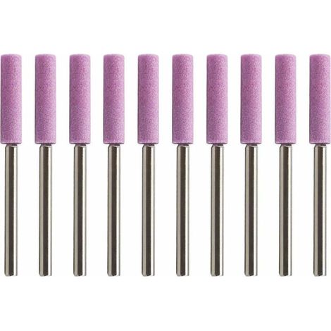 Affûteur de tronçonneuse 3/8" (lot de 10) pour polir les chaînes et mandrins de tronçonneuse (mandrin de 3 mm) (1/5)