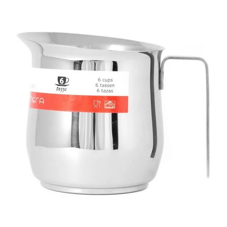 Bollitore per latte in acciaio inox 6 tazzine 3314606