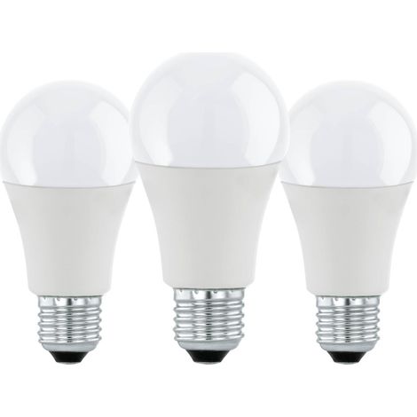 Ampoule LED - EGLO - A60 - E27 - 8,5W 806 lm - 4000K (lot de 3)