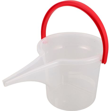 Pelle à Graines pour Mangeoire à Oiseaux Extérieur Transparent Bec Verseur Anti-déversement, Récipient Étanche Poignée Portable, Seau à Graines Anti-gaspillage pour Alimentation (1/5)