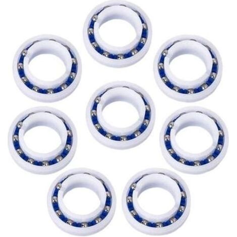 Paquet de 8 roues de remplacement de roulement de piscine C60 C-60 pour nettoyeur de piscine Polaris 280/180