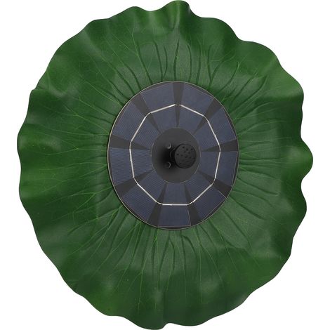 Fontaine solaire flottante avec 3 buses pour piscine, bassin et jardin extérieur (1/5)