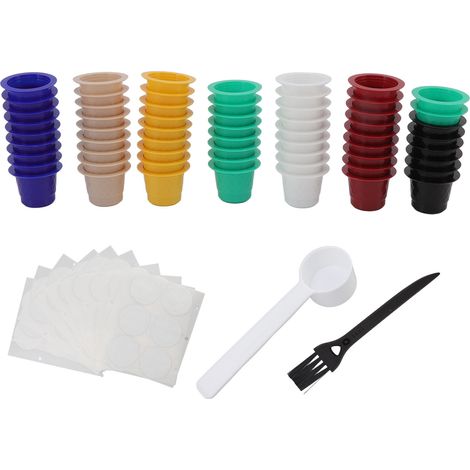 60 recharges de capsules à café jetables, filtres réutilisables pour Nespresso, lot de 60 pièces pour café, thé au lait, boutique.