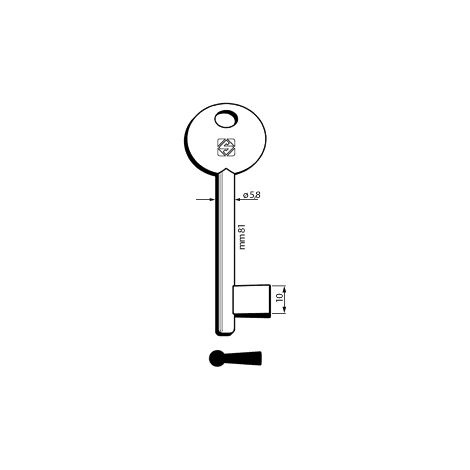 CHIAVI SILCA PATENT MP PIENA 6P9MP OLC 5 PZ