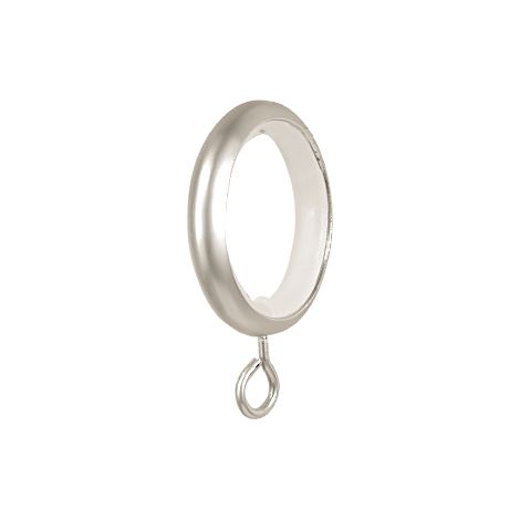 10 Anneaux métal anti-bruit Argent 60 mm