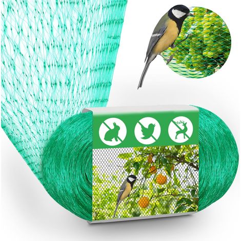 Filet Anti Oiseaux 4X12m, Filet de Jardin, Filet de Protection, Filet Anti Pigeon, Protèger Les Plantes, Les Fruits, Les légumes, Maille Fines de 2 x 2 cm, Vert (1/5)