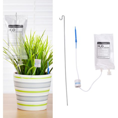 Automatischer Rasensprenger mit PP-Durchflussregler, 350 ml/500 ml Fassungsvermögen, für Zimmer- und Gartenpflanzen (1/5)