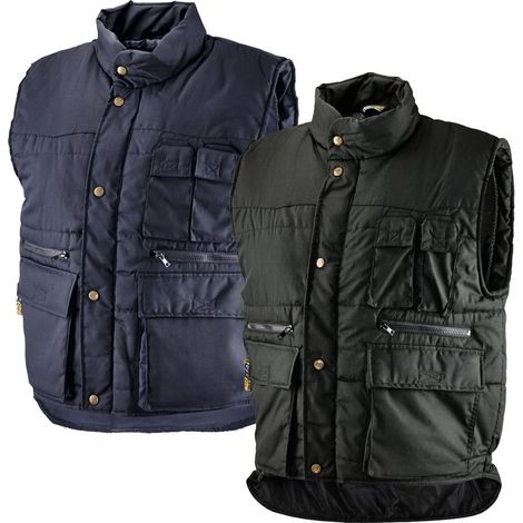 Gilet Imbottito In Poliestere/Cotone Blu - tg.L (1/2)