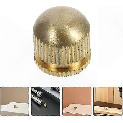 Kit de fixation pour plafonnier, 8 pièces en laiton : vis, écrous et capuchons pour accessoires d'éclairage (1/5)