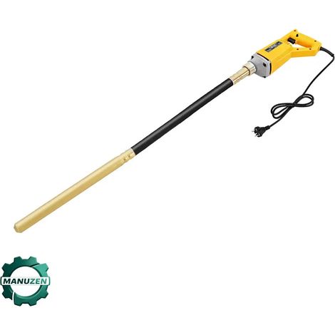 Manuzen - Vibrateur à béton filaire 800 W – Jaune (1/3)