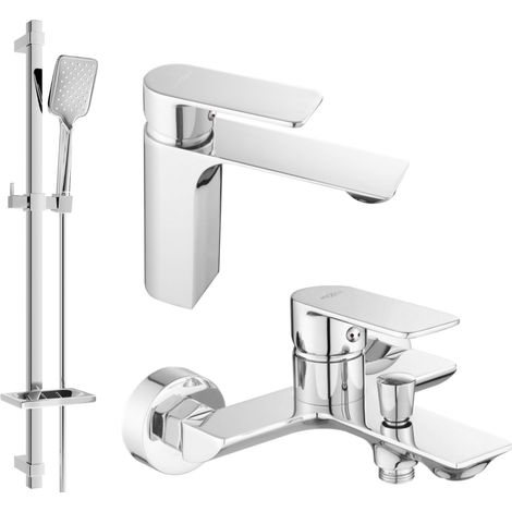 Mexen Alexa DQ62 conjunto de baño, cromo - 71203DQ62-00 (1/4)