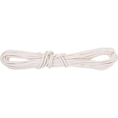 Corde en Coton 6mm 20m pour Mât de Drapeau Usage Camping et Séchage de Vêtements Extérieur Résistante aux Intempéries (1/5)
