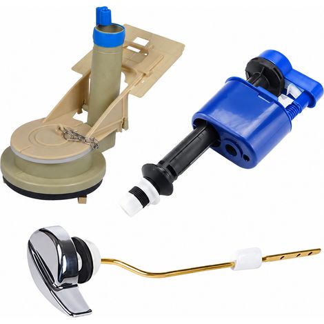 Kit Réservoir WC vanne d'alimentation soupape de vidange levier de chasse WC 1 × 1 × 1 cm 500 g – Livraison gratuite