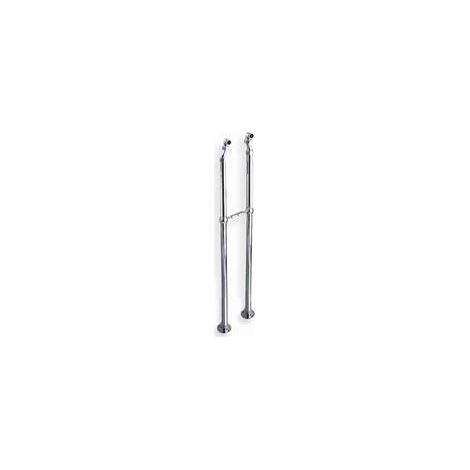 2 COLONNETTES SUR PIED 900 mm F1/2" - M3/4" CHROME - CRISTINA ONDYNA CH16251 (1/2)