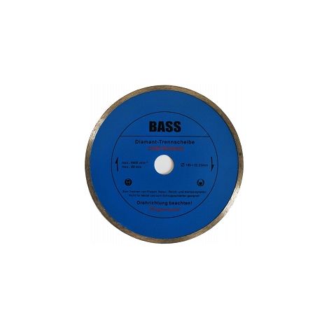 Diamanttrennscheibe für Nassschnitte, 180 mm
