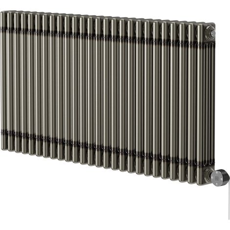 Wholesale Domestic Colosseum Raw Metal 600mm x 1177mm Horizontal Digital Thermostatic Electric Triple Column Radiator (1/5)