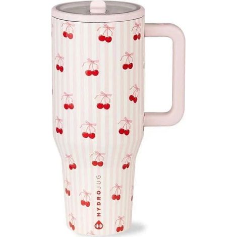 Bouteille isotherme étanche HydroJug Traveler 950 ml (32 oz) à la cerise douce (1/2)