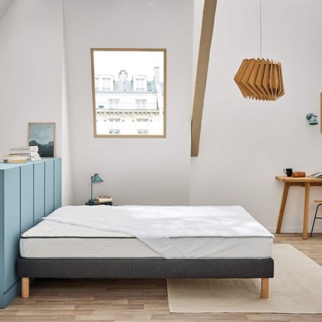 Protège matelas Bultex imperméable et respirant - bonnet extensible 20 à 30 cm 140x190 (1/4)