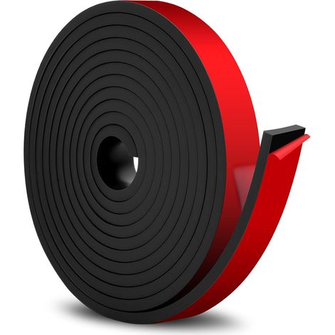 Bande de Caoutchouc Adhésive, 20mmx5mmx3m Tapis Caoutchouc Bande de Protection Caoutchouc, Antidérapant, Bande Caoutchouc Solide, pour DIY Protection De Sol, Vibration, Joint (1/5)