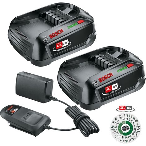 Bosch Starter Set 18V PBA 2 x 2.5Ah Battery Standard Charger Kit - Power For All (1/5)
