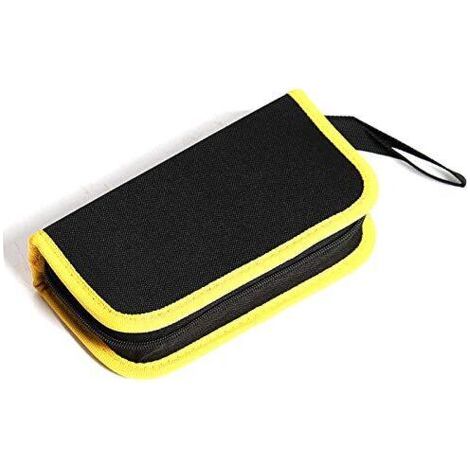 Trousse à outils pour organiser une pochette de rangement et des pièces - Multifonctionnel et pratique - Sac de rangement portable pour électricien (grand)