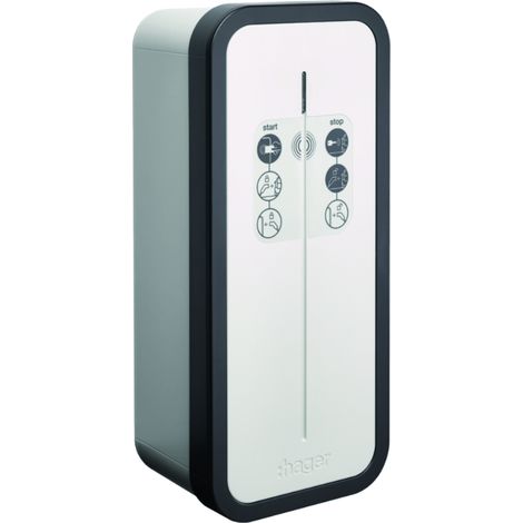 Borne de recharge pour voiture électrique Witty Share 22 kW avec RFID, OCPP et compteur MID - HAGER - XEV1R22T2M3