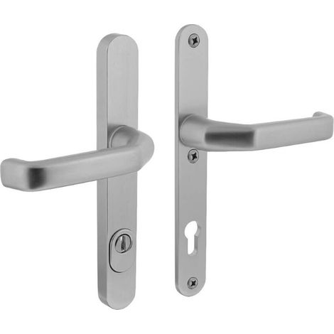 Quincaillerie de porte dérobée Aurano PC étroit de 92 mm de protection contre la traction en aluminium - 0082.379949