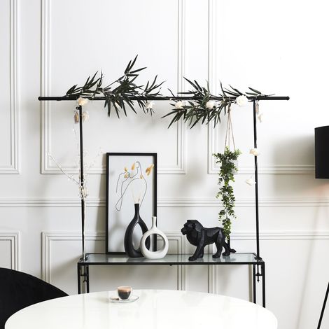 Barre Déco De Table Ajustable - HOME DECO FACTORY - Noir