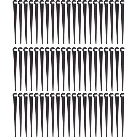 200 poteaux de support pour composants d'irrigation goutte à goutte, supports pour tubes capillaires 4/7, supports pour tuyaux (1/5)