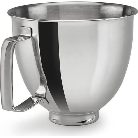 KitchenAid Bol mélangeur en acier inoxydable Kaishanyi Chef Machine Accessoires K5THSBP pour 5QT avec poignée (1/4)