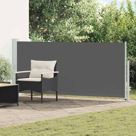 vidaXL Tenda laterale retrattile Antracite 500 x 140 cm