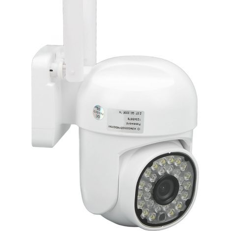 Caméra de Surveillance WiFi 2.4G 1080P Extérieure avec Détection de Mouvement, Vision Nocturne et Audio Bidirectionnel, Étanche IP66, Alimentation Large 110‑264V (1/5)
