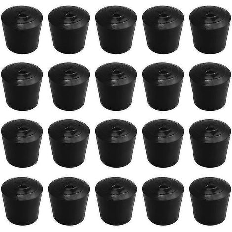 20 embouts de protection en caoutchouc de 20 mm pour pieds de chaise (1/3)