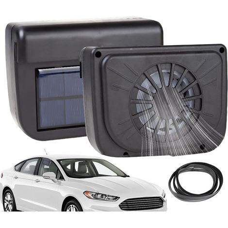 Ventilateur de fenêtre voiture à énergie solaire – (1/5)