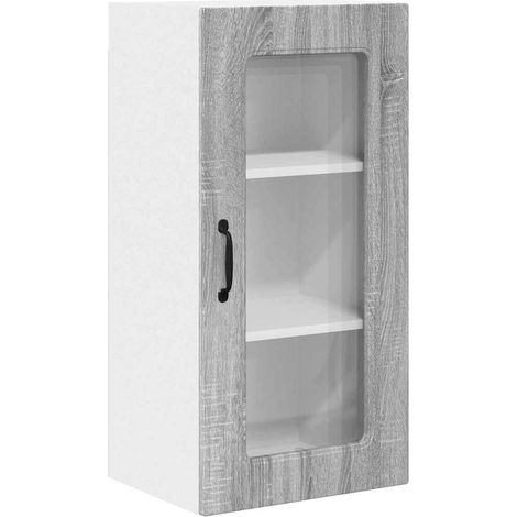 Meuble mural de cuisine,Armoire de cuisine avec porte Gris Sonoma 40 x 31 x 80 cm CFW39799 (1/5)