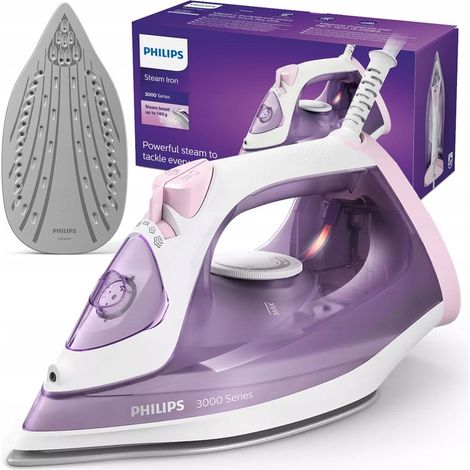 Philips DST3010/30 2000W Keramik-Dampfbügeleisen, lila