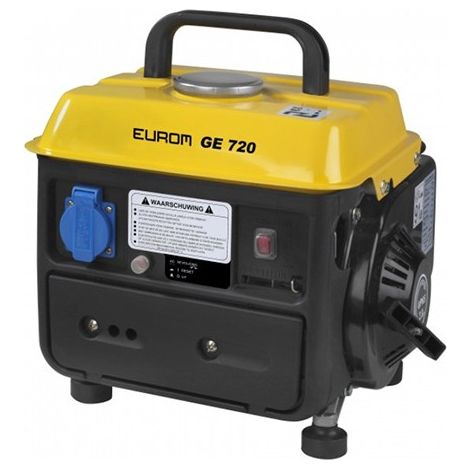 Eurom GE720 groupe électrogène noir et jaune 650 W
