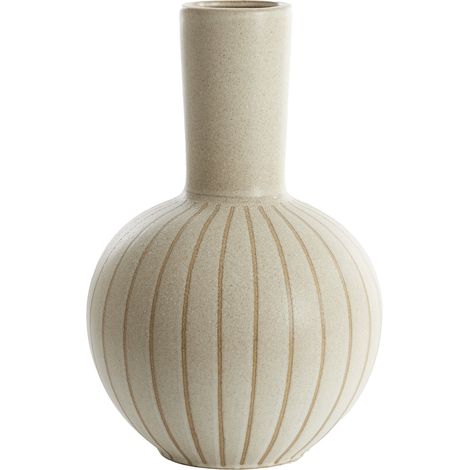 Light & Living ULLOA Vase Keramik matt Sand+Braun – Ø34x52 cm