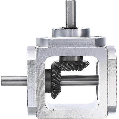 Réducteur à angle droit à sortie unique, doté d'un engrenage conique à 90° à 20 dents et d'un rapport de 1:1 (1/5)