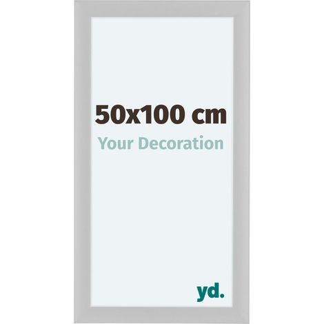yd. - Cadre photo 50x100 - Blanc Brillant - MDF - Como (1/5)