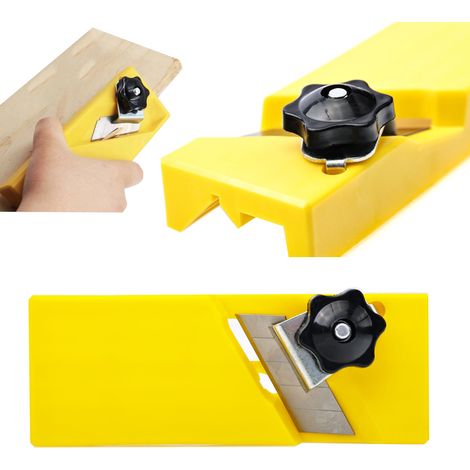 Rosfix Senker für Gipskartonplatten G/K – Flache Klinge 90° ABS  Schneller Kantenschnitt  Für Nägel und Schrauben
