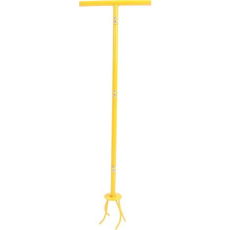 Cultivateur à Main, Aérateur de Sol avec Griffe Amovible, Outil de Jardinage, Motoculteur pour Parterre de Jardin et Boîte à Plantes, Idéal pour la Croissance de la Pelouse et (1/5)