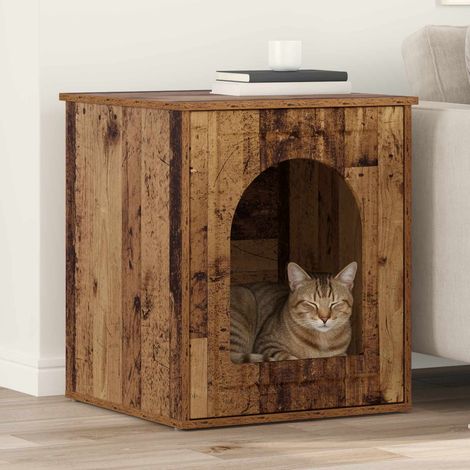 Katzenhaus Altholz 53 x 52 x 62 cm Holzwerkstoff (1/5)