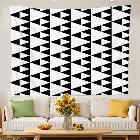 Tapisserie aux couleurs vives pour la chambre à coucher, nappes esthétiques pour la décoration murale 150x130cm (1/5)