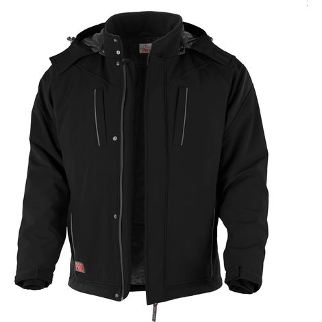 Winterarbeitsjacke - Softshelljacke Pro schwarz Gr. XXL (1/2)