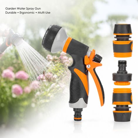 Pistola per irrigazione Toivize - Plastica - Attacco rapido - Ergonomica per giardino, lavaggio auto e pulizia esterna (1/4)