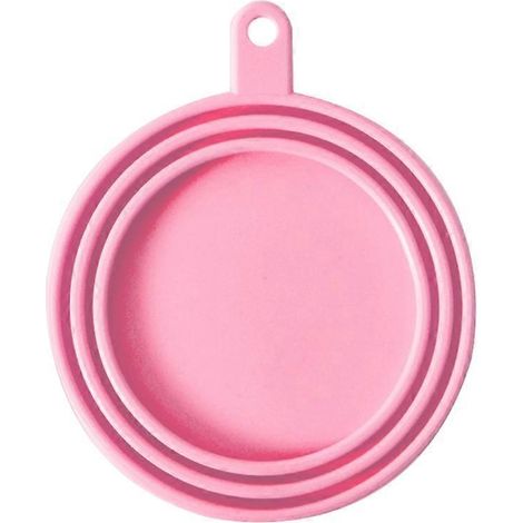 Couverture alimentaire universelle en silicone souple sans BPA pour chien, conservation des aliments en conserve pour chat, couvercle réutilisable étanche. (1/4)